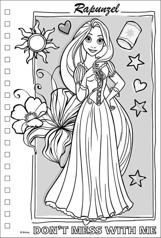 迪士尼公主 Bling Bling水鑽畫冊